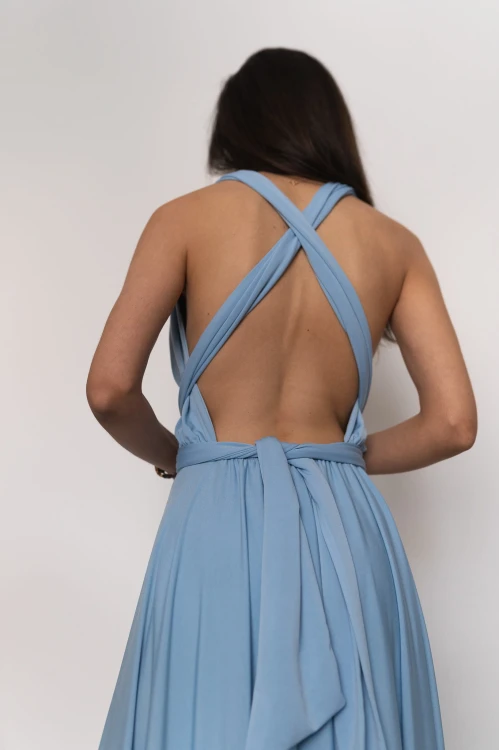 Asturia - długa sukienka z wiązaną górą błękitna (7).jpg