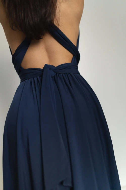 Asturia - długa sukienka z wiązaną górą granatowa (11).jpg