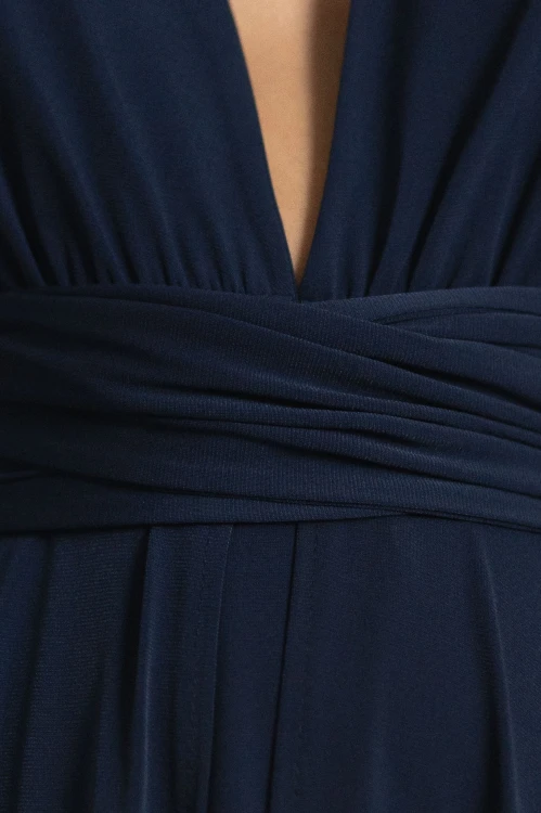 Asturia - długa sukienka z wiązaną górą granatowa (14).jpg