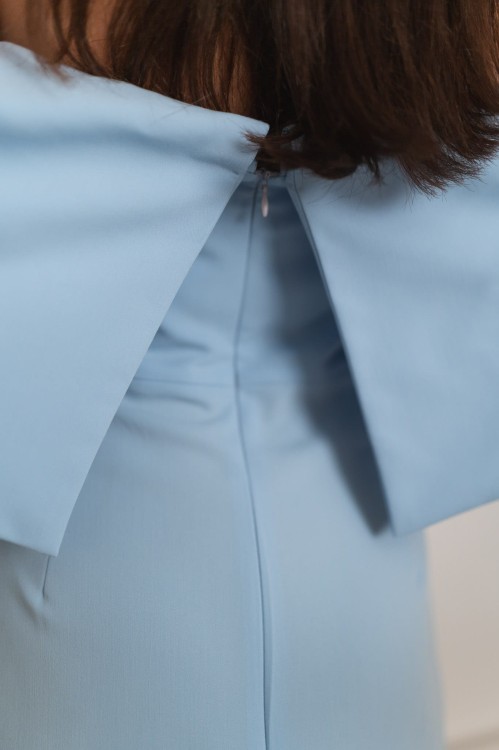 Faenza - długa sukienka hiszpanka błękitna - 6.jpg