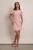 Maiera - sukienka mini z bufkami i patkami pudrowy róż - 2.jpg