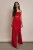 Kordoba - sukienka maxi z ozdobnym gorsetem z cekinami czerwona - 3.jpg