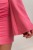 Arandis - drapowana sukienka mini z dzwonkowymi rękawami różowa - 12.jpg