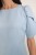 Haga - wizytowa sukienka mini z krótkim rękawem błękitna - 6.jpg