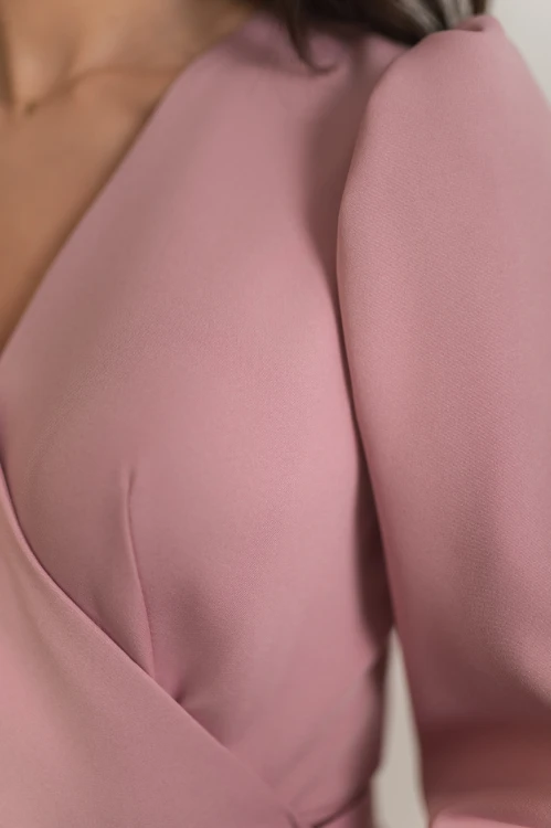 Nea - kopertowa sukienka na długi rękaw dusty rose - 11.jpg