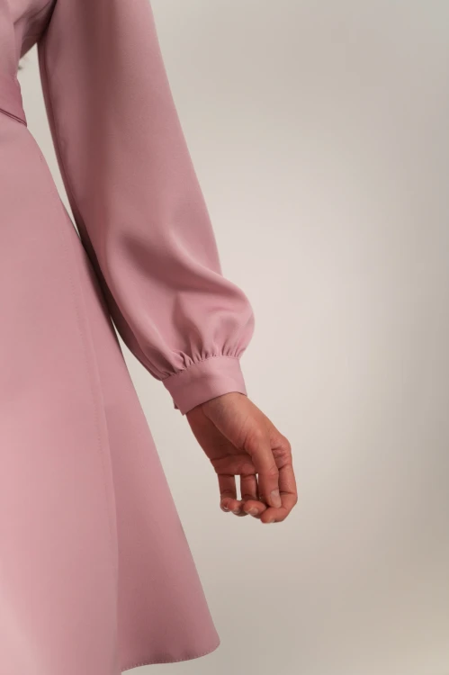 Nea - kopertowa sukienka na długi rękaw dusty rose - 12.jpg