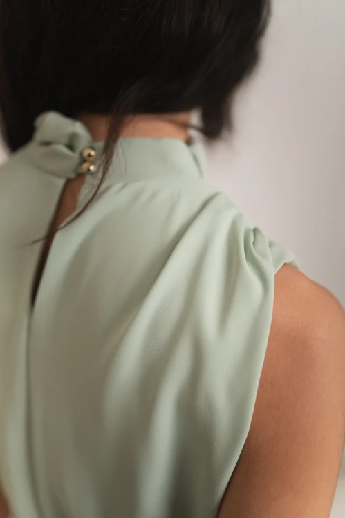 Perama - sukienka maxi z zabudowanym dekoltem w kolorze szałwiowym - 14.jpg