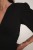 Weria - drapowana sukienka mini z krótkim rękawem czarna - 11.jpg