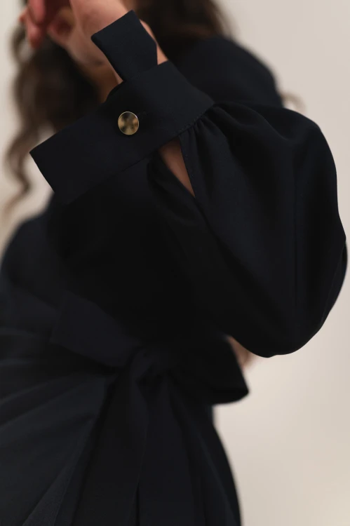 Siana - elegancka kopertowa sukienka granatowa - 8.jpg
